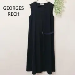 GEORGES RECH ワンピース　ノースリーブワンピース　ひざ丈ワンピ　黒のサムネイル