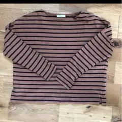 アース　ボーダーカットソー