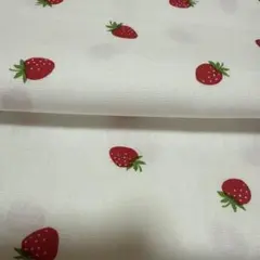 いちご柄 生地 イチゴ はぎれ ハンドメイド 50cm