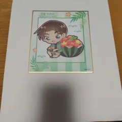 名探偵コナン　きゃらペコ　トレーディングミニ色紙　服部平次
