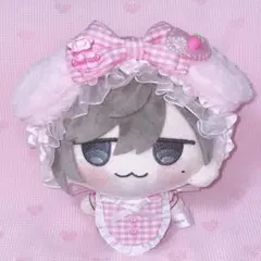 にじまるっと いつぬい ちびぐるみ ぬい服 ねこみみ ヘッドドレス