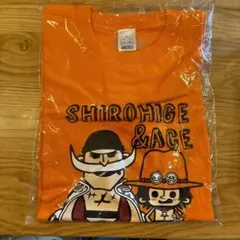 ONE PIECE 白ひげ&エース Tシャツ フリー