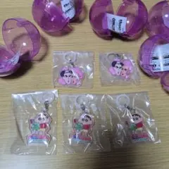 映画クレヨンしんちゃんヘンダーランドの大冒険 目印チャーム 5個セット