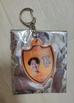 齊藤聖七 SHIMIZOOチェンジングキーホルダー 背番号18