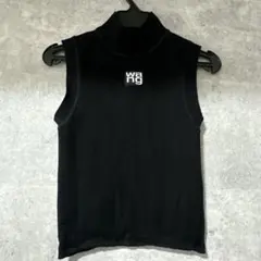 ALEXANDER WANG ノースリーブニット ブラック XSのサムネイル
