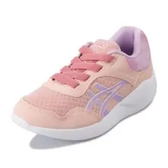 新品 アシックス Jr. スニーカー 154 ピンク ２４cｍゴムヒモ ips