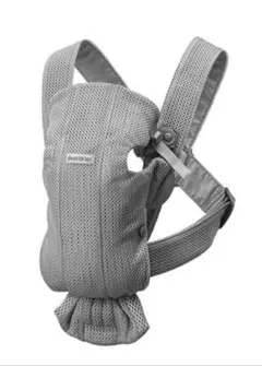 【美品】BABYBJÖRN 抱っこ紐 MINI Air メッシュ　グレー　箱あり