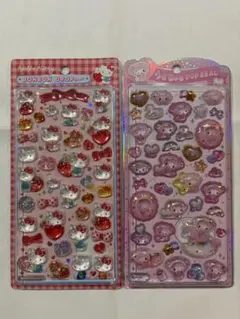 [正規品]ハローキティボンボンドロップシールマイメロうるちゅるPOPSEAL2点
