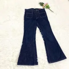 [美品] BIG-JOHN BRAPPERS フレア ベルボトムデニムのサムネイル