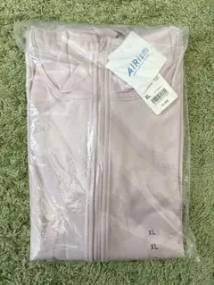 【新品未使用】ユニクロ　エアリズムUVカットメッシュパーカ　ー　ピンク　XL
