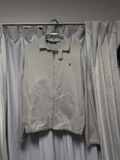 90s made in USA ラルフローレン　スイングトップ　ベージュ