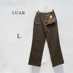 カーゴパンツ　ワークパンツ　新品　レディース　カジュアル　ブラウン　LUAR