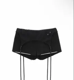 41PRAY Layered Shorts 黒 ショートパンツ