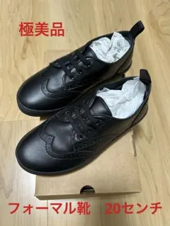 グリーンレーベル　フォーマル靴　黒20センチ