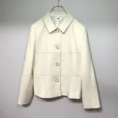✨美品✨ イープライス 13AR ジャケット レトロ 清楚 きれいめ 白 上品
