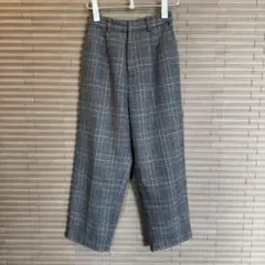 KBF アーバンリサーチ ワイドパンツ スラックス チェック ウエストゴムのサムネイル