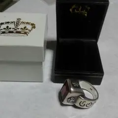 中古  ORDER ゴッド リング ROYAL ORDER ロイヤルオーダー GOD SQUARE w/CRYSTAL ゴッド