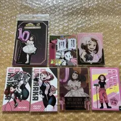 僕のヒーローアカデミア 麗日お茶子 カード アクリルカード ステッカー