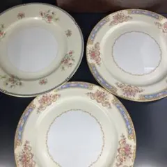 Noritake 花柄 金縁 皿 3枚セット - メルカリ