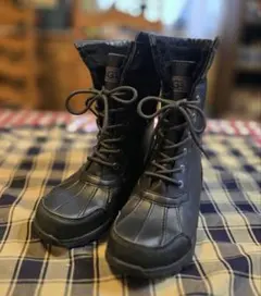 《訳あり》【UGG】編み上げブーツ