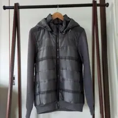 【美品】ブラックレーベルクレストブリッジ　切替ダウンジャケット　グレー　Lサイズ