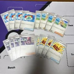 ポケモンカード　汎用 ポケパッド　リーリエの決心　ガイ　ファイトゴング　4枚ずつ