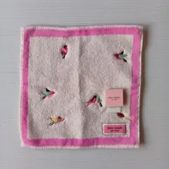 【未使用・タグ付き】Kate spade　ミニタオルハンカチ　約21㎝×約21㎝