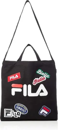 FILA ショルダーバッグ ブラック ロゴワッペンのサムネイル