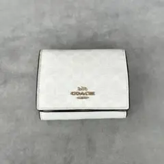 COACH シグネチャー オリガミ スモール トライフォールド ウォレット