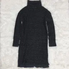 【美品】Honeysuckle Rose ハイネックニットワンピース　L