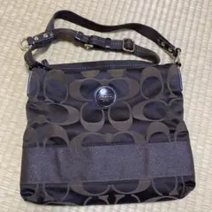 COACH ブラウン ショルダーバッグ