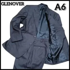 【未使用級】GLENOVER　ビジネススーツ　グレー　セットアップ　A6　厚手