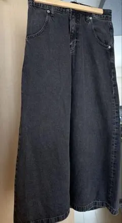 GAP ブラック マキシ丈デニムスカート