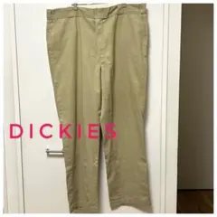【大きめサイズ】Dickiesディッキーズワークパンツ 874ベージュ42×32