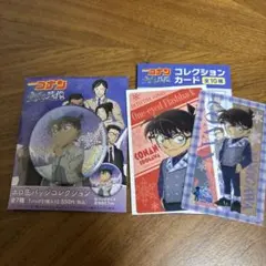 劇場版 名探偵コナン 隻眼の残像 江戸川コナン ホロ缶バッジ&コレクションカード