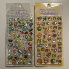 クリアぷくぷくキャンディシール 猫 鳥 シマエナガ 食べ物