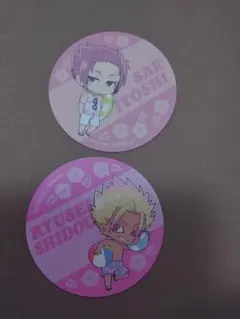 ブルーロック and gallery コースター 糸師冴・士道龍聖