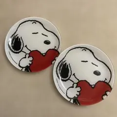 スヌーピー デザイン皿 2枚セット　美品