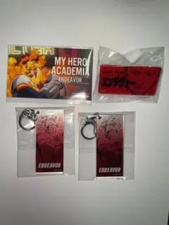僕のヒーローアカデミア 渋谷 アクリル グリッター キーホルダー エンデヴァー