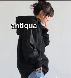 antiqua ラインパーカー レディース スポーティー　ユニセックス　ナイロン