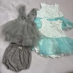 ベビー フリルドレスセット 70〜80サイズ
