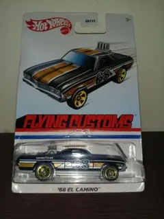 ホットウィール フライングカスタム '68 エルカミーノ ミニカー