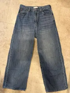 green label relaxingワイドレッグ ブルージーンズ　サイズ36