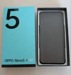 【値下歓迎ジャンク品？】OPPO Reno5 A ブラックシルバー　箱あり 2026年最新】OPPO Reno5 A シルバーブラック 128gbの人気アイテム
