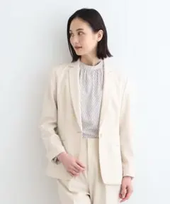 新品 INDIVI インディヴィ UV ストレッチテーラードジャケット XXXS