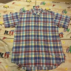 Miki House ミキハウス　90s 半袖チェックシャツのサムネイル
