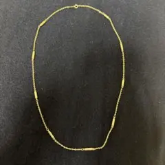 K18GF ネックレス　磁石　ゴールド