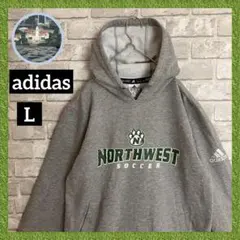 アディダス 裏起毛 ノースウェストカレッジ adidas 刺繍ロゴ スウェット