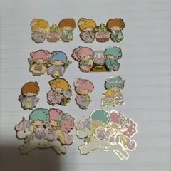 リトルツインスターズ キキララ お正月 フレークシール