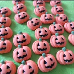 ハロウィン　パンプキンデコパーツ　かぼちゃ【25個】